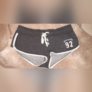 Abercrombie & fitch grey sweat shorts XS